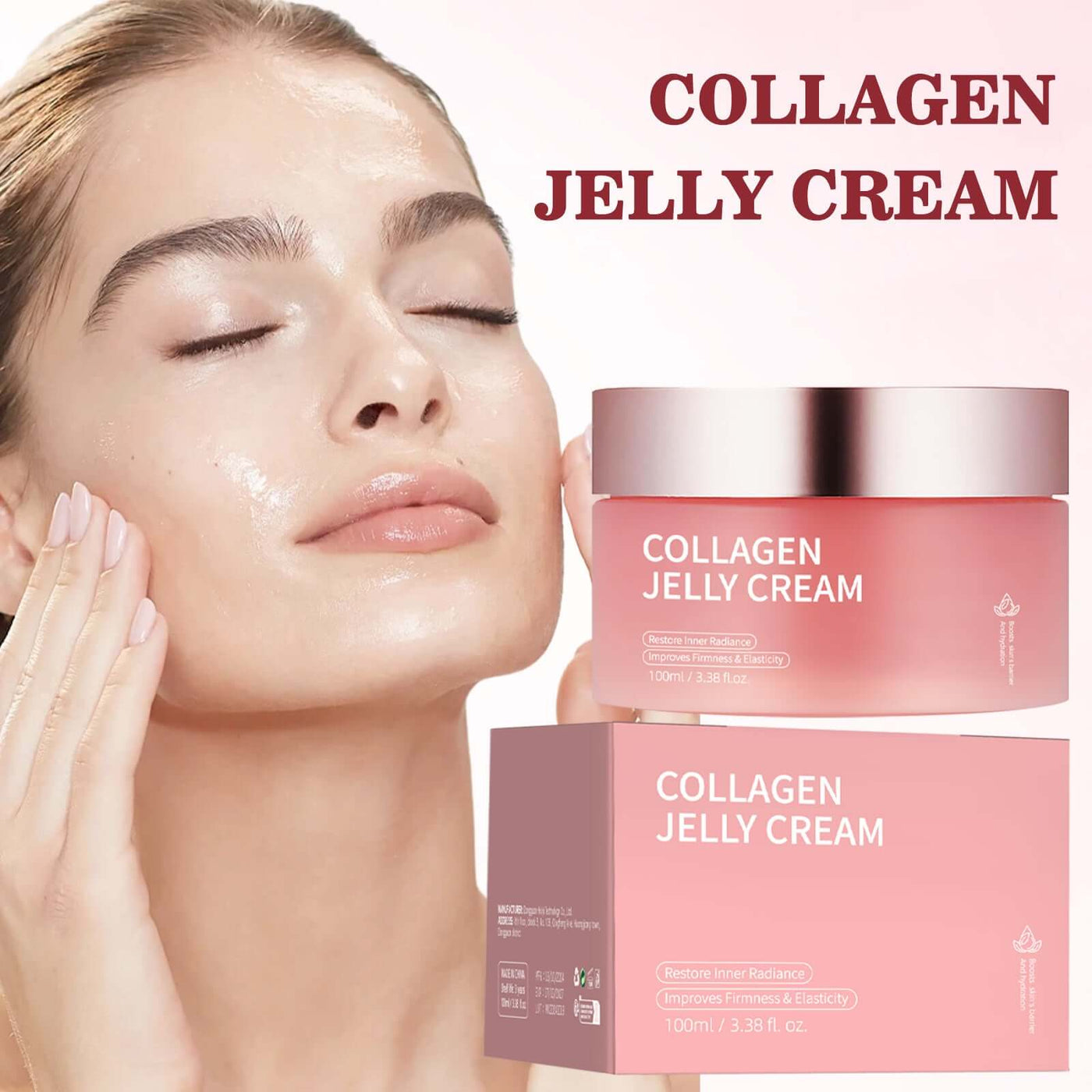 Collagen Jelly Face Cream Nicotinamide Gel Moisturizing And Brightening Facial Mask