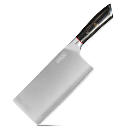 Qulajoy Meat Cleaver Knife - 7.3 Inch High Carbon Stainless Steel