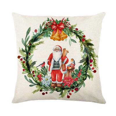 Christmas Decorations Pillow Covers Sofa Square