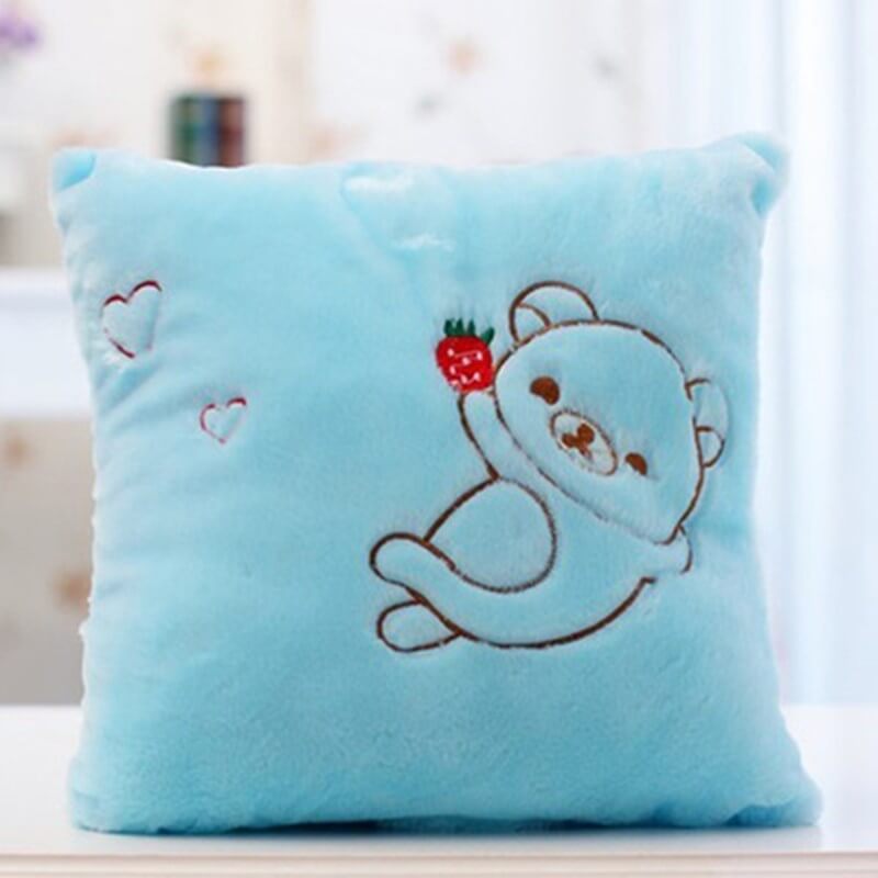 LED Light Colorful Cushion Stars Plush Pillow Toys Gift For Kids Children Girl