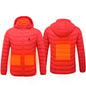 New Heated Jacket Coat USB Electric Jacket Cotton Coat Heater Thermal Clothing