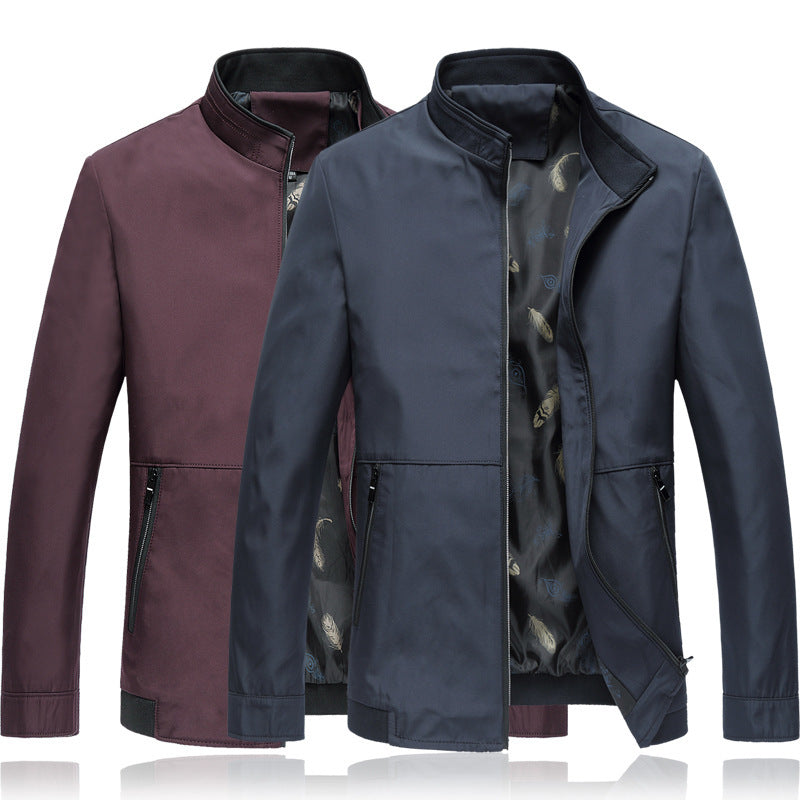 Fashion New Autumn And Winter Middle-Aged And Elderly Men's Jacket