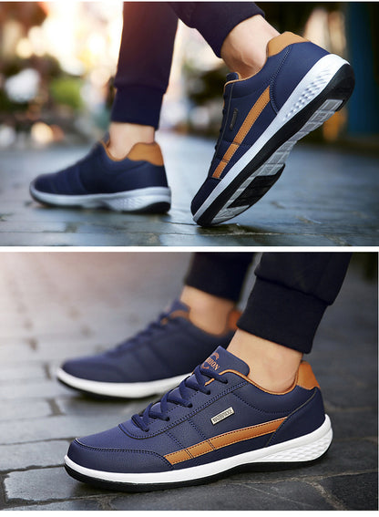 Casual Shoe Italian Breathable Leisure Male Sneakers Non-slip Footwear Men Vulcanized Shoes