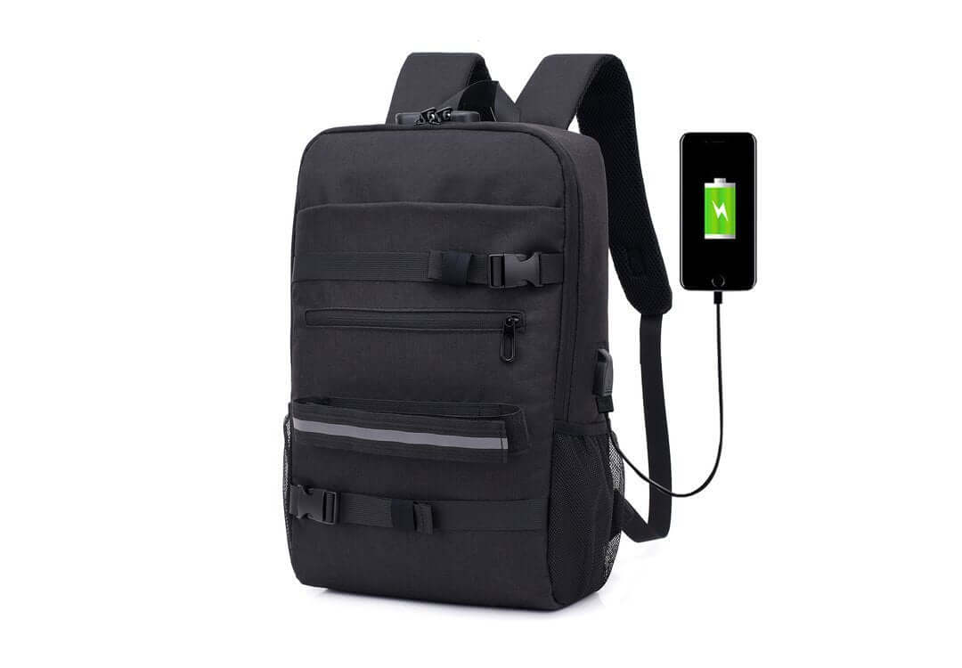 Skateboard Bag Men's Korean Backpack, Measuring Travel Computer Bag, Student School Bag