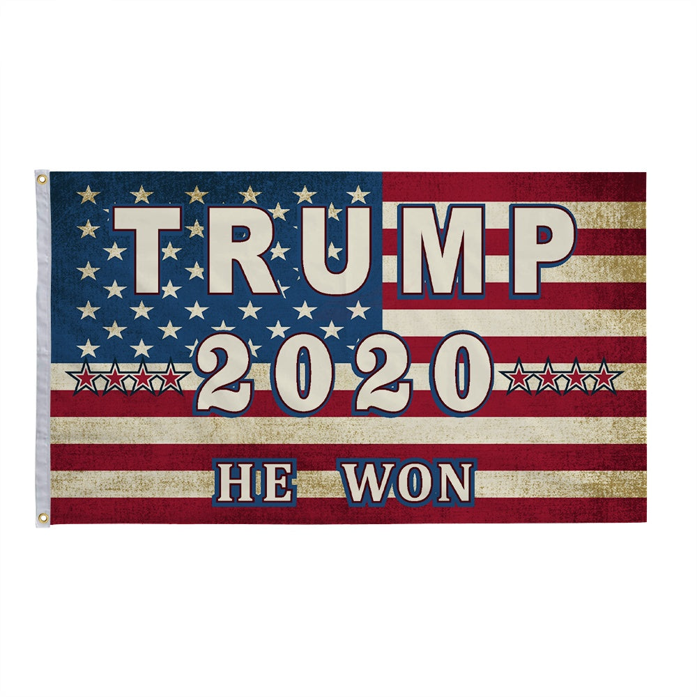 2024 Trump Trump Election President Fuck Biden Digital Size Custom Flag