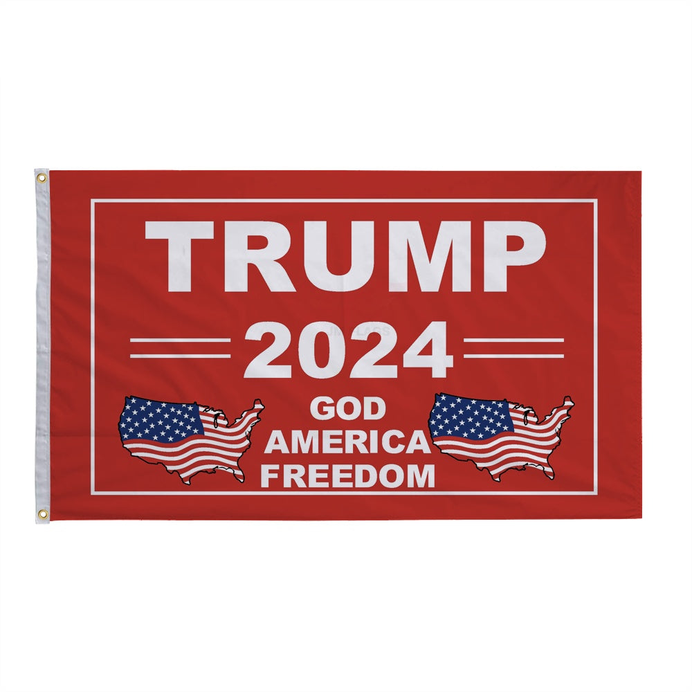 2024 Trump Trump Election President Fuck Biden Digital Size Custom Flag