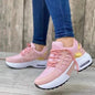 Lace Up Sneakers Women Wedge Heel Running Sports Shoes