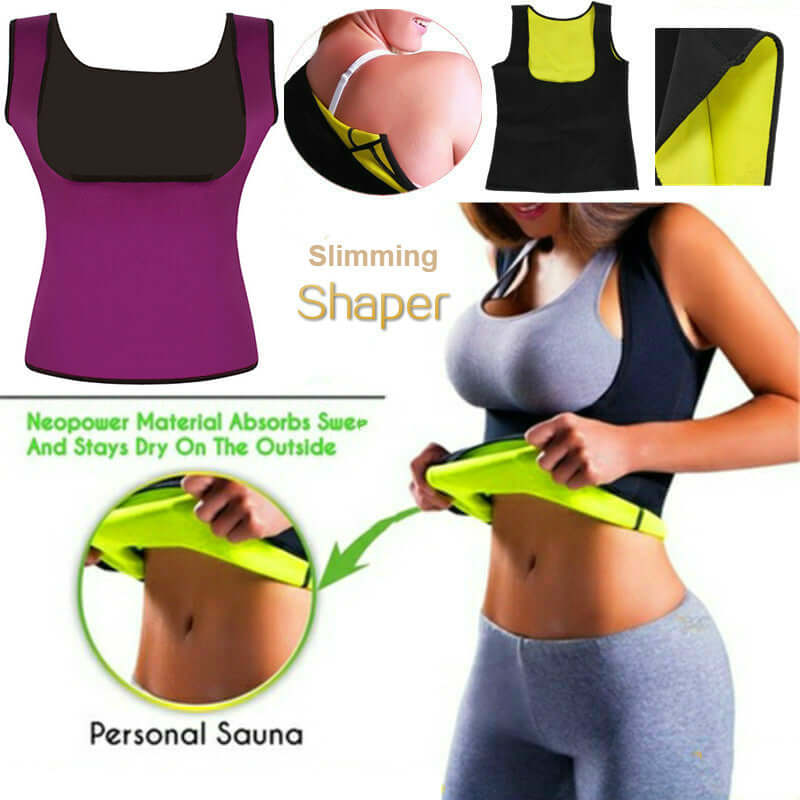 Women Neoprene Shaperwear Waist Traine Push Up Vest Tummy Belly Girdle Body Shaper Waist Cincher Corset