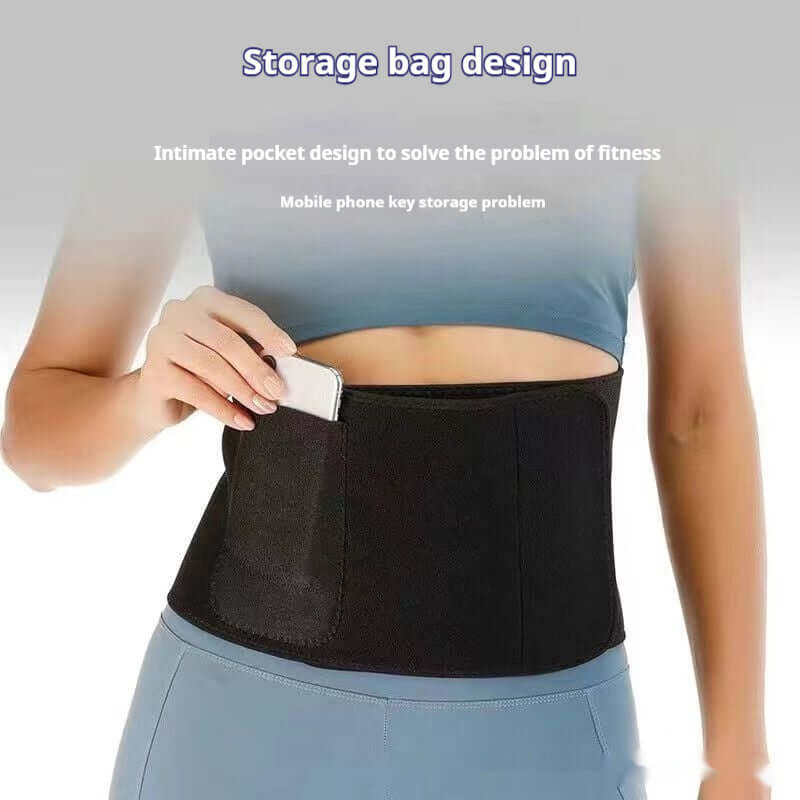 Sports Fitness Waist Support Squat Running Training Violently Sweat Belt