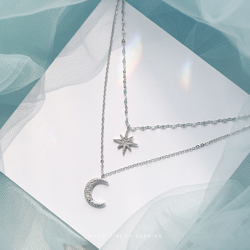 Astral Moon Double Necklace