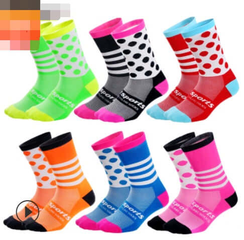 Cycling sports socks Four seasons long tube compression bicycles for men and women wear breathable sock