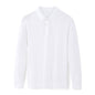 Men's Long Sleeve Mulberry Silk T-shirt Solid Color Bottoming Shirt