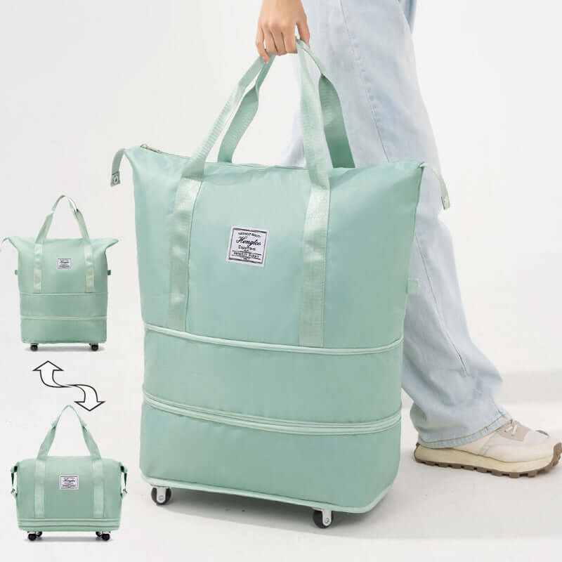 New Universal Wheel Travel Bag With Double-layer Dry And Wet Separation