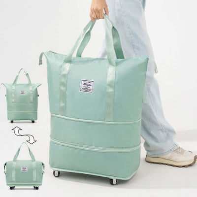 New Universal Wheel Travel Bag With Double-layer Dry And Wet Separation