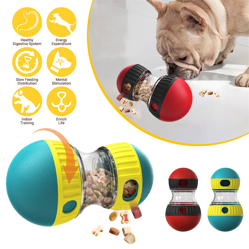Food Dispensing Dog Toy Tumbler Leaky Food Ball Puzzle Toys