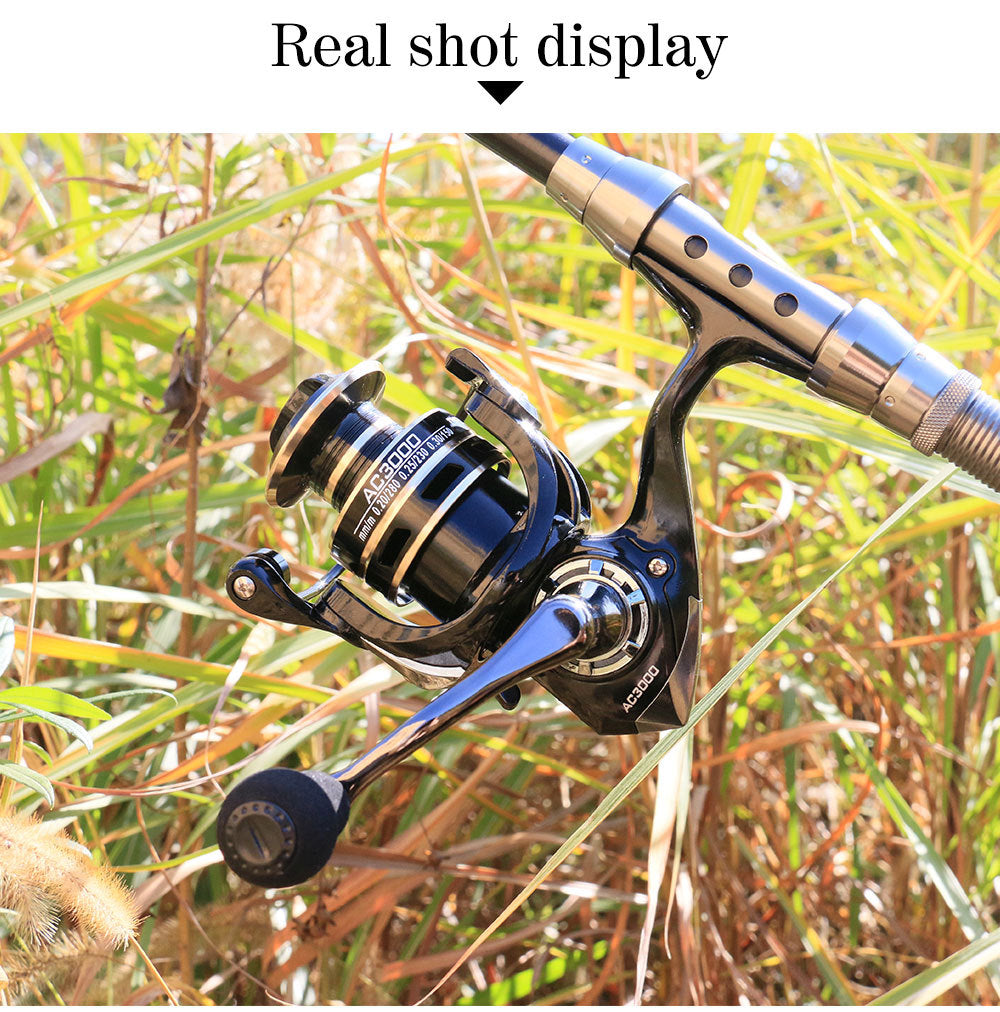 Fishing Wheel Metal Fishing Reel Bait Telescopic Fishing Rod Wheel