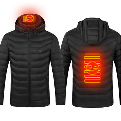 New Heated Jacket Coat USB Electric Jacket Cotton Coat Heater Thermal Clothing