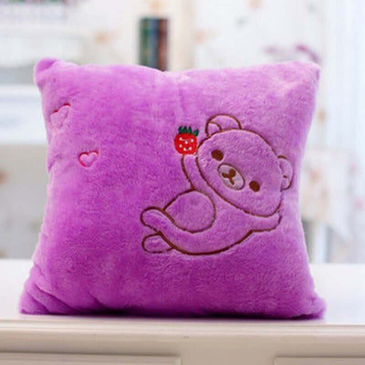 LED Light Colorful Cushion Stars Plush Pillow Toys Gift For Kids Children Girl