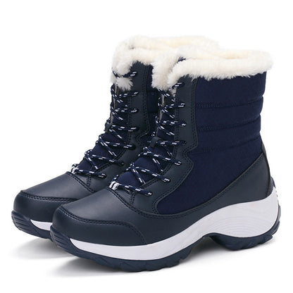 Snow Boots Plush Warm Ankle Boots For Women Winter Shoes