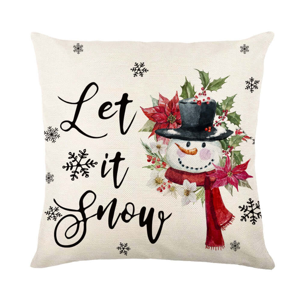 Christmas Decorations Pillow Covers Sofa Square