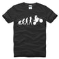 Cotton Men's T-shirt Evolution Theory Evolution Motocross