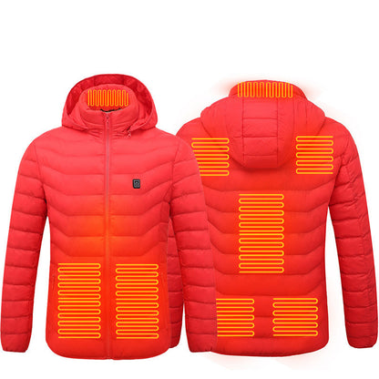 New Heated Jacket Coat USB Electric Jacket Cotton Coat Heater Thermal Clothing