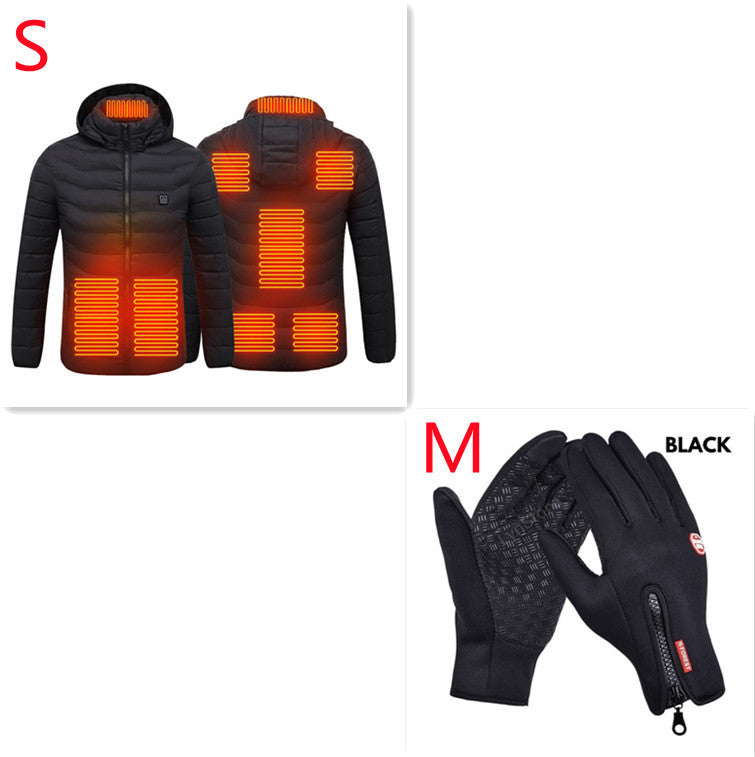 New Heated Jacket Coat USB Electric Jacket Cotton Coat Heater Thermal Clothing