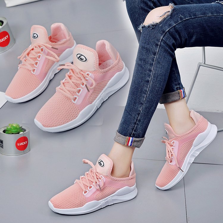 Running Shoes, Board Shoes, Students Casual Breathable White Shoes
