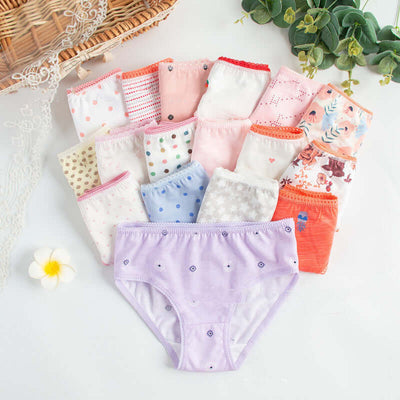 Children's Underwear Multi-fancy Floral Triangle