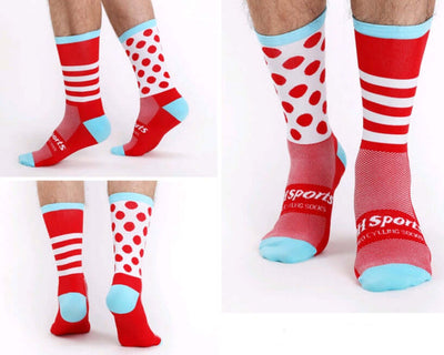 Cycling sports socks Four seasons long tube compression bicycles for men and women wear breathable sock