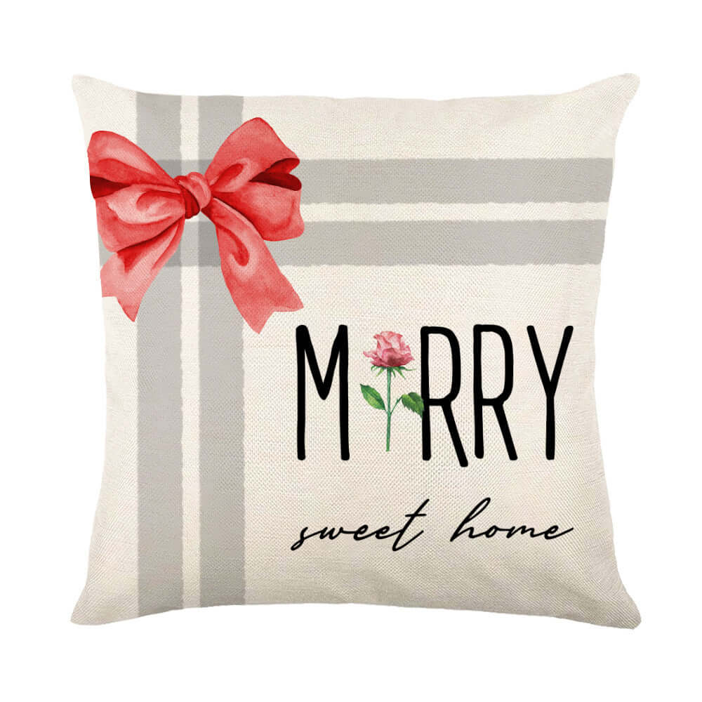 Christmas Decorations Pillow Covers Sofa Square