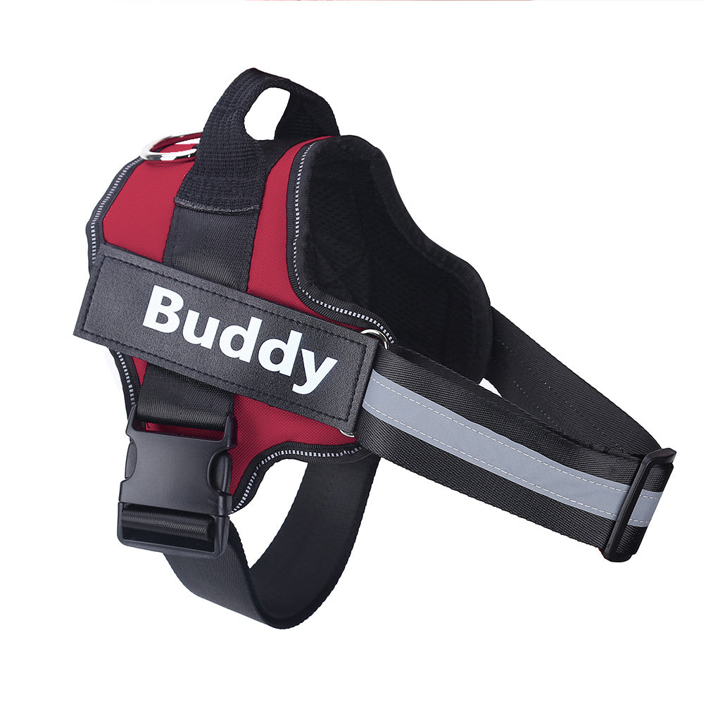 Personalized Dog Harness NO PULL Reflective Breathable Adjustable