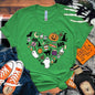 Halloween Boo Pumpkin Love T-Shirt Men Women