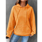 Fashion Waffle Hoodie Sweater Women's Sports Sweatshirt Casual Long Sleeve Tops Womens Clothing