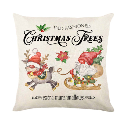 Christmas Decorations Pillow Covers Sofa Square