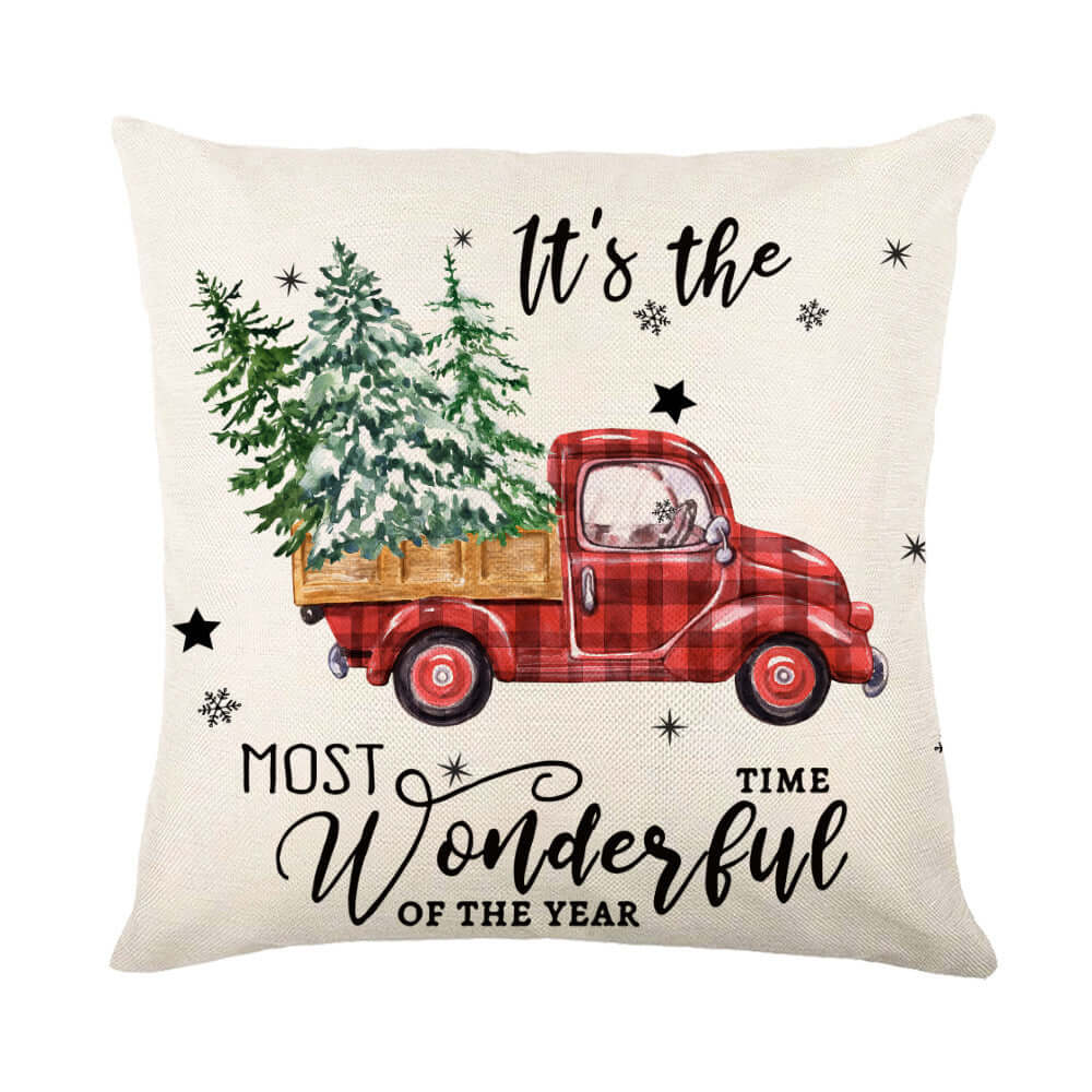 Christmas Decorations Pillow Covers Sofa Square