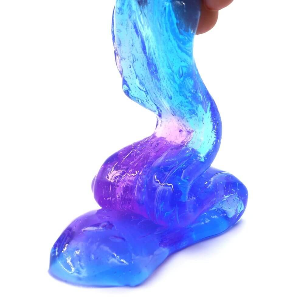 Color Matching Gradient Multicolor Crystal Mud Slime