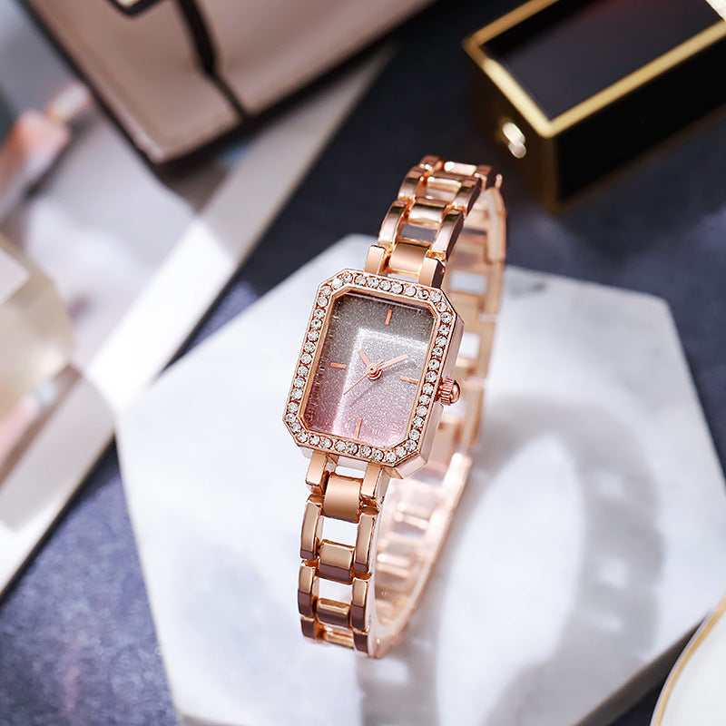 Women's Watch Rhinestone Compact Temperamental