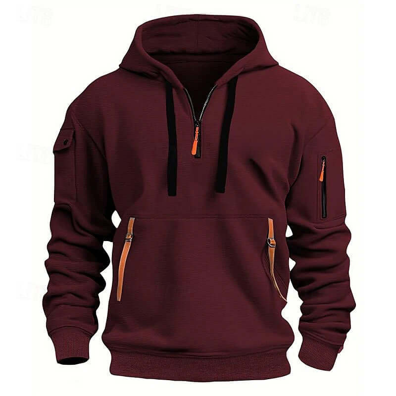 Cotton Dropped Shoulder Hooded Sweatshirt Men's Women's Plus Size Loose Pullover Fashion Sweatshirt