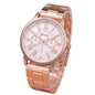 Women's Leisure Alloy Steel Belt Quartz Watch