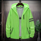 Men's Minimalist Ice Silk Sunscreen Suit Hooded Jacket