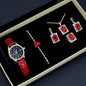 Women's Five-piece Square Jewelry Watch