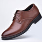 Black Shoes With Pointed Toe For Men