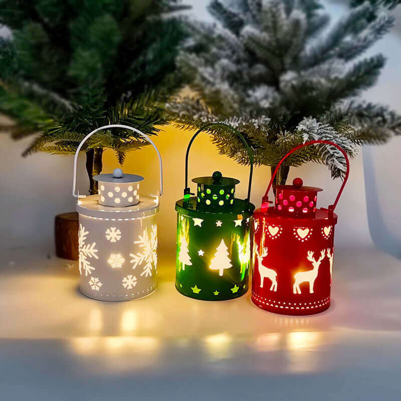 Christmas Candle Lights LED Small Lanterns Wind Lights Electronic Candles