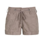 Fashion Lace-up Cargo Woven Shorts