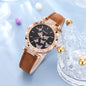 Women's Fashion Simple Butterfly Digital Belt Watch