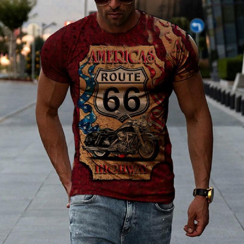 Oversize Clothes Retro Short Sleeve Men