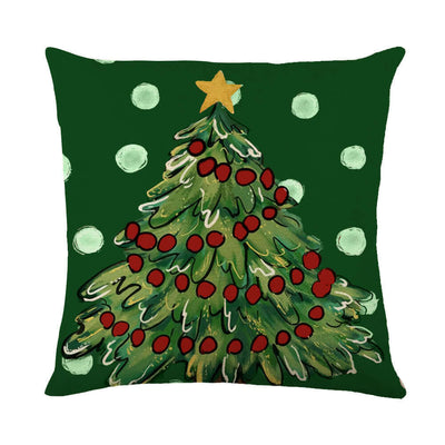 Christmas Decorations Pillow Covers Sofa Square