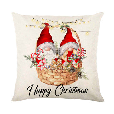 Christmas Decorations Pillow Covers Sofa Square