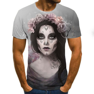 Print Short Sleeve T-Shirts For Men And Women